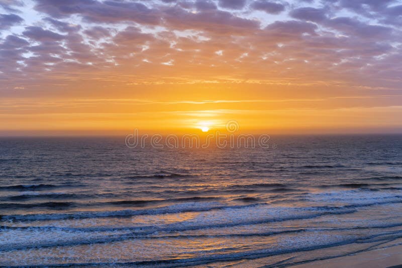 Sunrise over Atlantic ocean