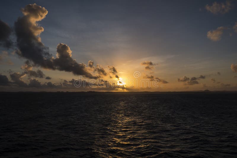 Sunrise Over the Caribbean Sea #3 stock photos Sunrise Over the Caribbean Sea #3 stock photos