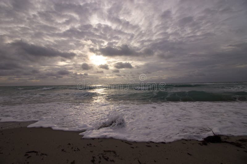 Sunrise over Hollywood Beach, Florida