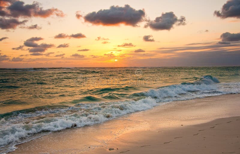 Sunrise on Punta Cana Beach, Dominican Republic