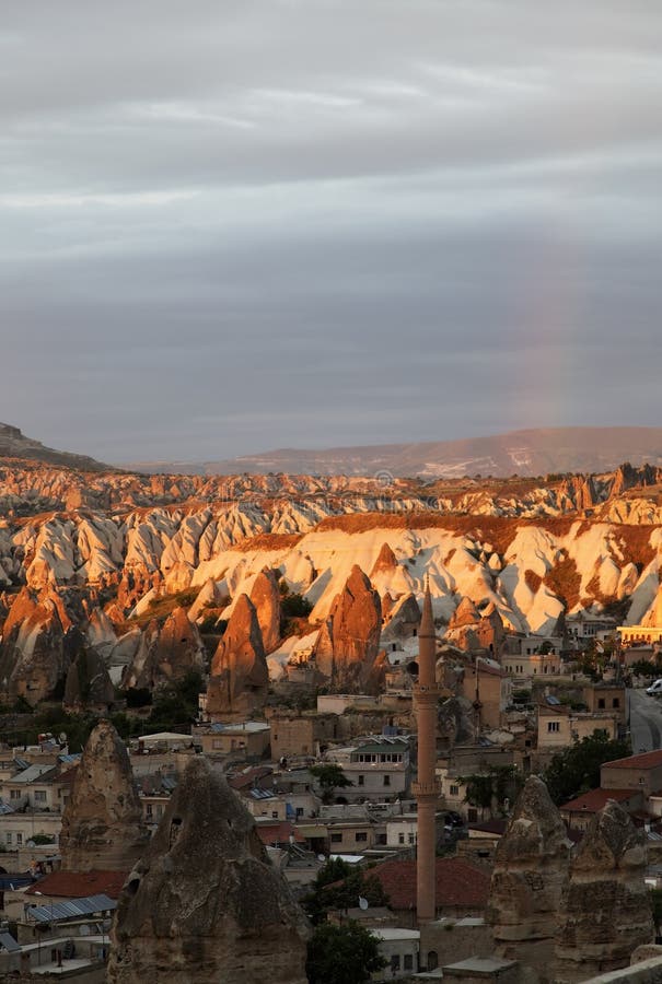 Sunrise and rainbow Gerome Turkey