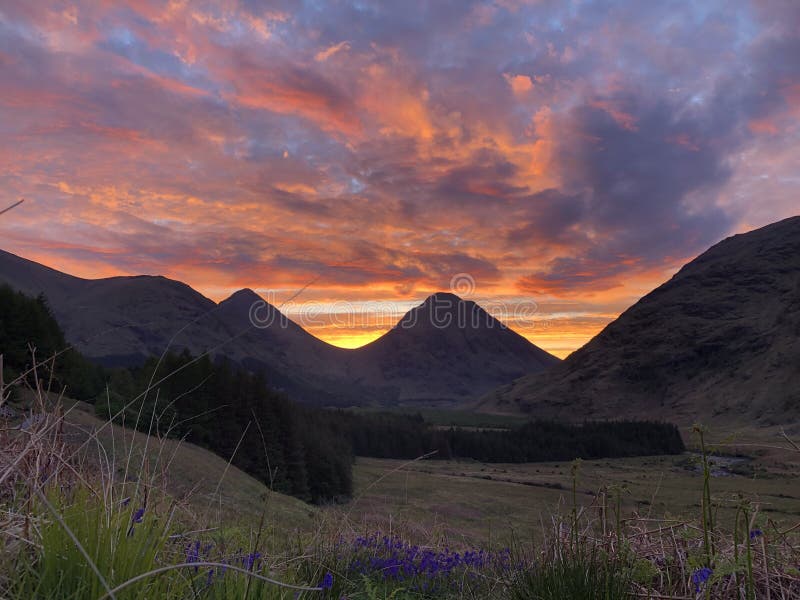 Scottish sunrise stock photo. Image of river, sunrise - 224556582