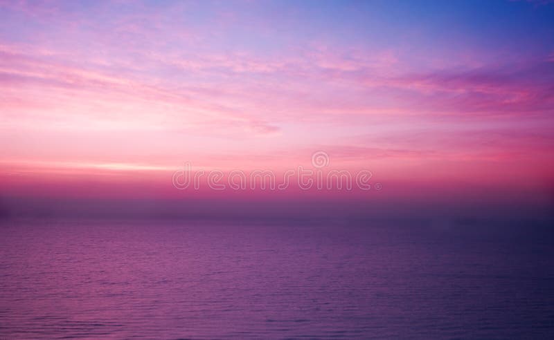 Sunrise on sea