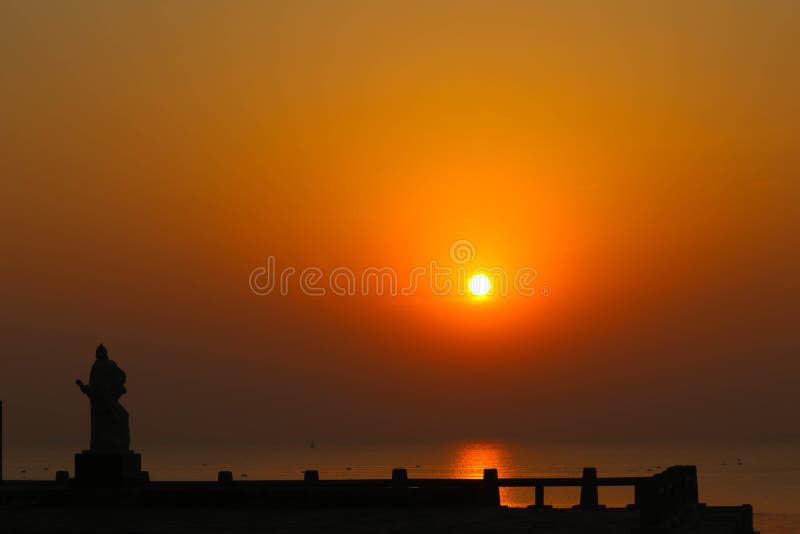 Sunrise stock photo. Image of seaside, china, beautifuln 109456774