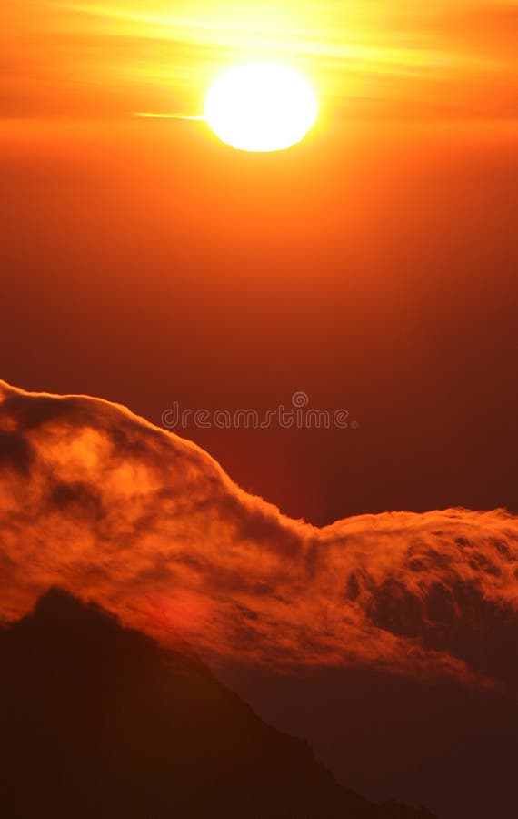 Sunrise from top of Kilimanjaro