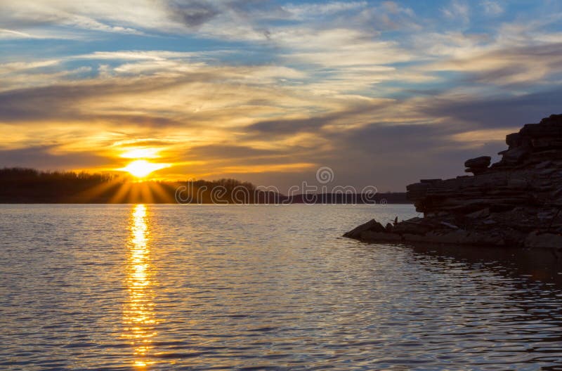 Sunset At Barren River Lake