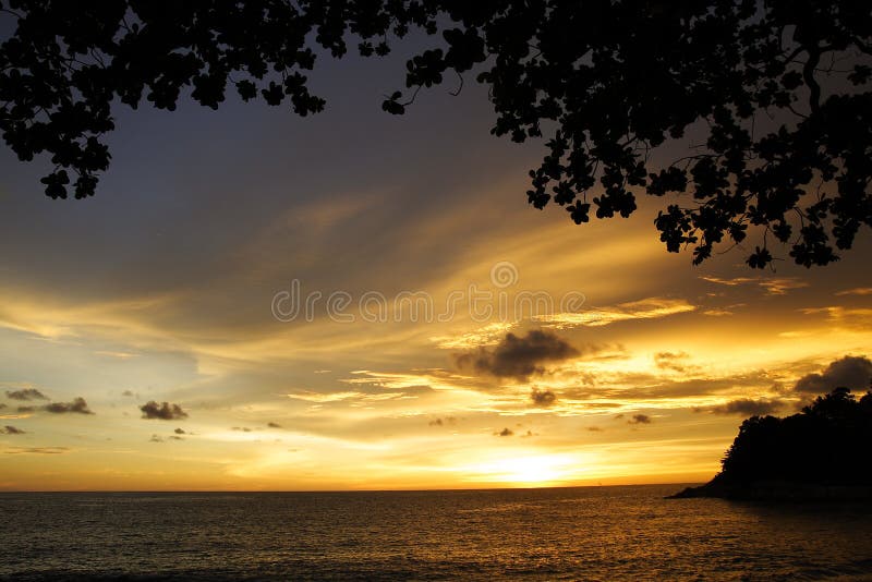 Sunset at the beach