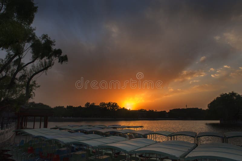 Beihai park in Beijing royalty free stock photos Beihai park in Beijing royalty free stock photos