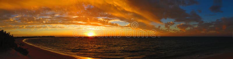 Sunset at Cape Range National Park, Western Australia royalty free stock image Sunset at Cape Range National Park, Western Australia royalty free stock image