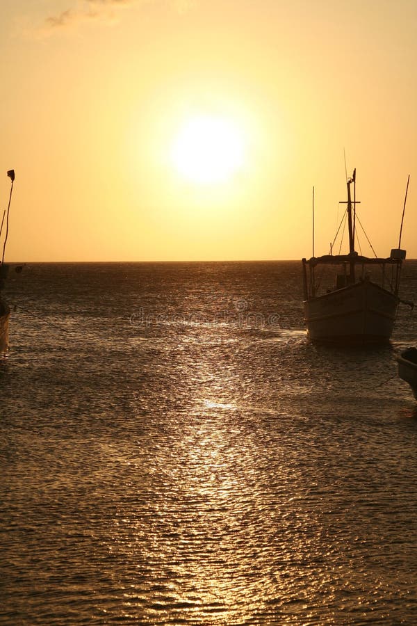 Sunset in the Caribbean