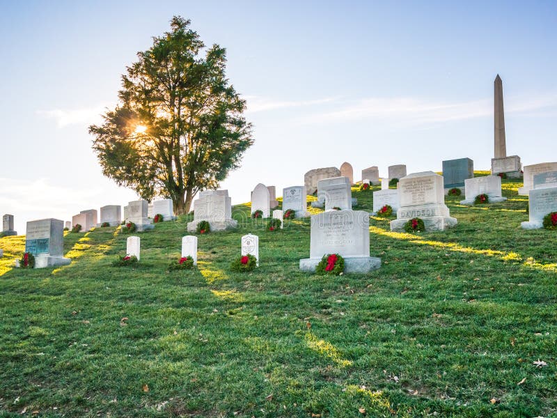Sunset at the Cemetery stock photo Sunset at the Cemetery stock photo
