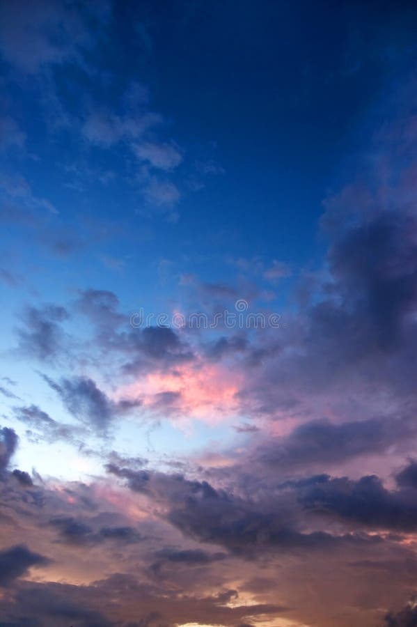 Sunset cloud and sky