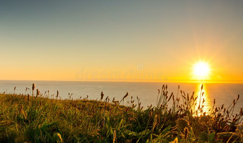 Sunset cornwall