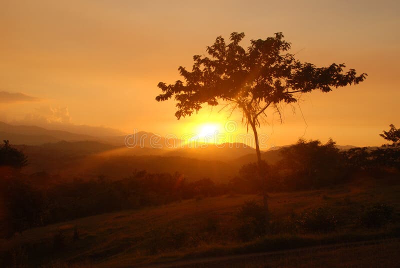 Sunset on Cuba