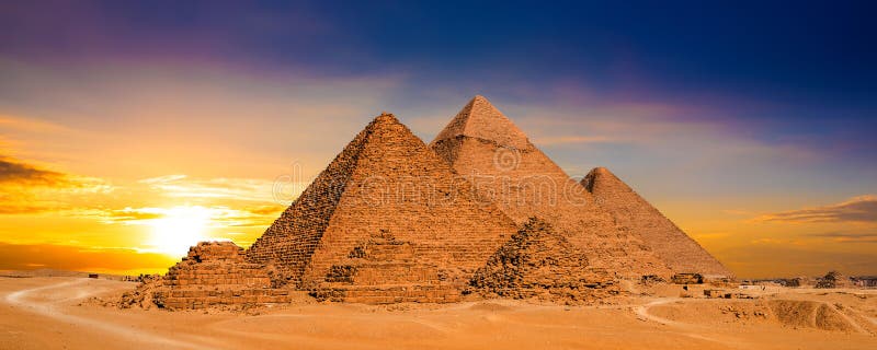 Sunset in egypt