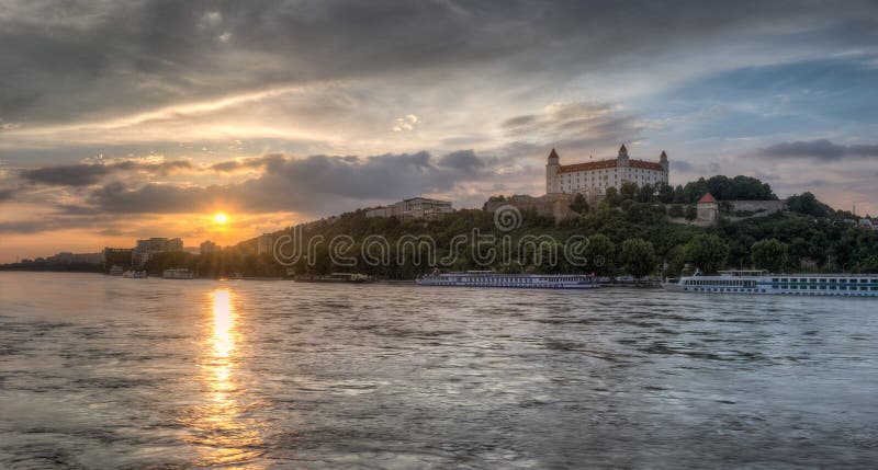 Sunset in the Flooded City