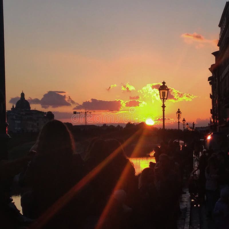 Sunset in Florence stock images Sunset in Florence stock images