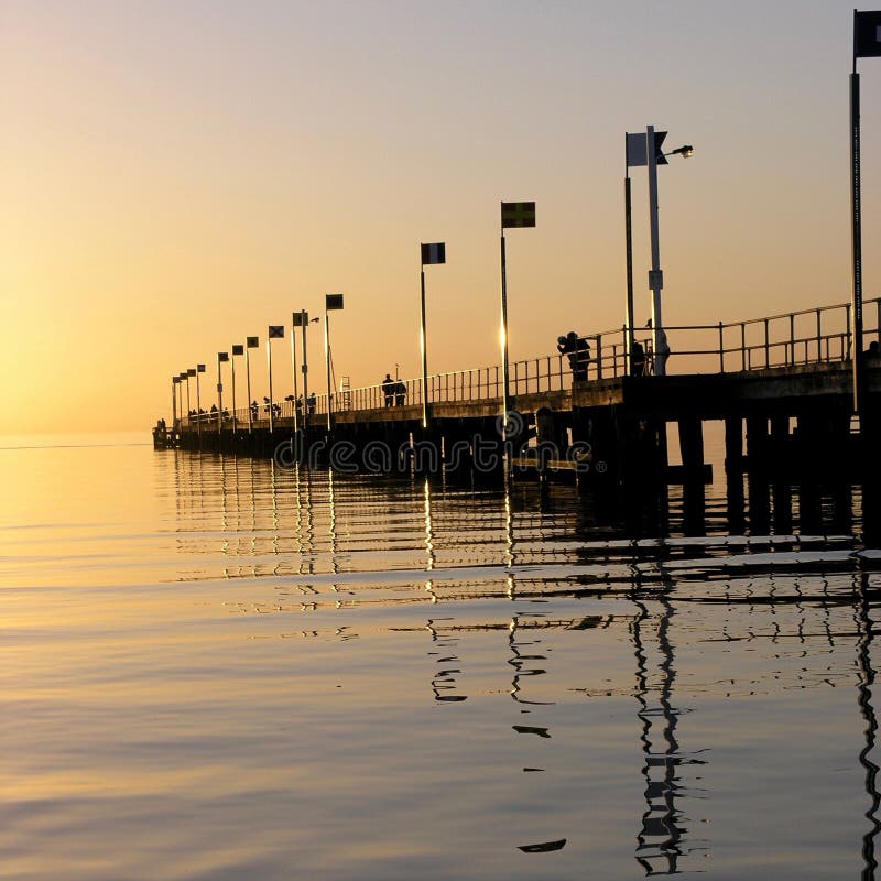 The Pier at Frankston stock image. Image of pier, jetty - 99487679