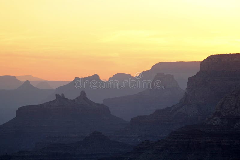 Sunset in Grand Canyon National Park