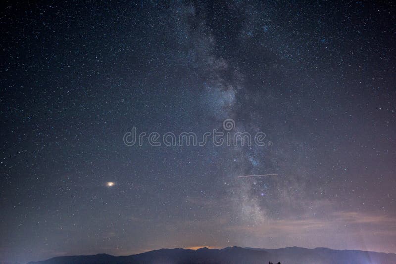 Sunset  in High Tatras mountains national park. Mountain  in Slovakia. Image contains noise due to high ISO and selective focus. N