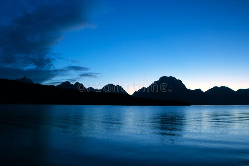 Sunset on Jackson Lake