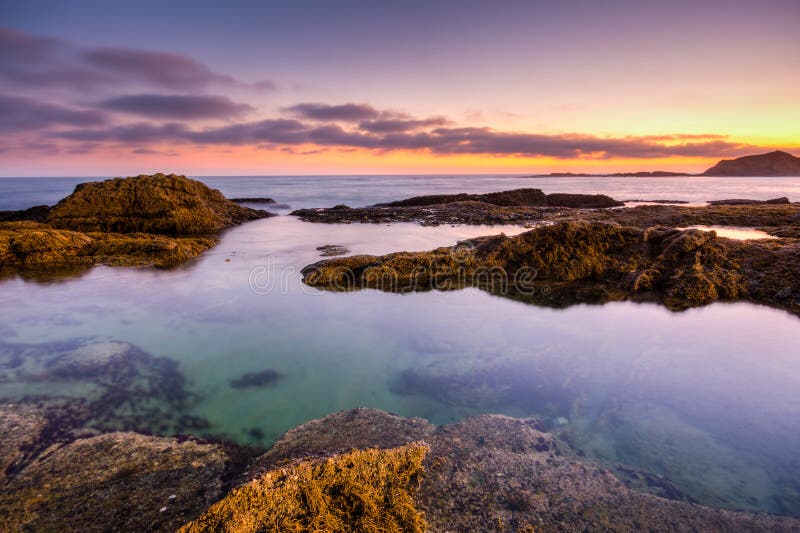 Sunset in Laguna Beach, California