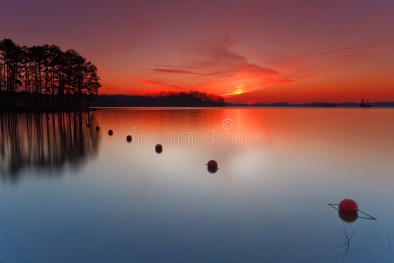Sunset on Lake Lanier