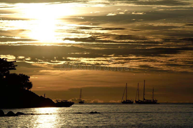 Sunset at Lipe, Thailand