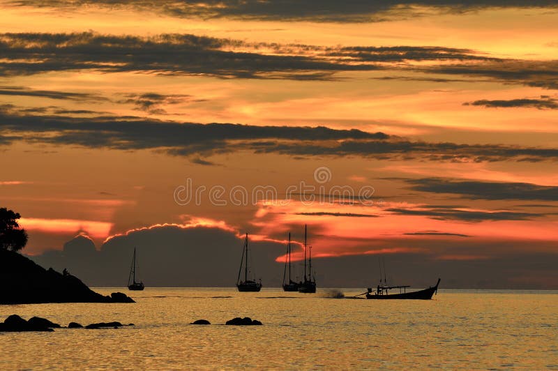 Sunset at Lipe, Thailand