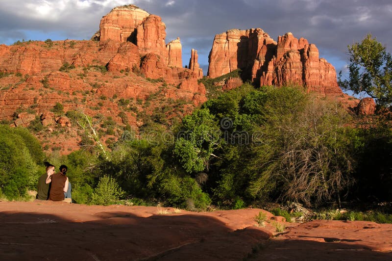 Sunset Lovers Cathedral Rock