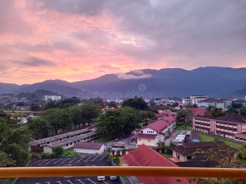 Sunset on Maxwell Beach Barbados Stock Image Image of dusk, beach