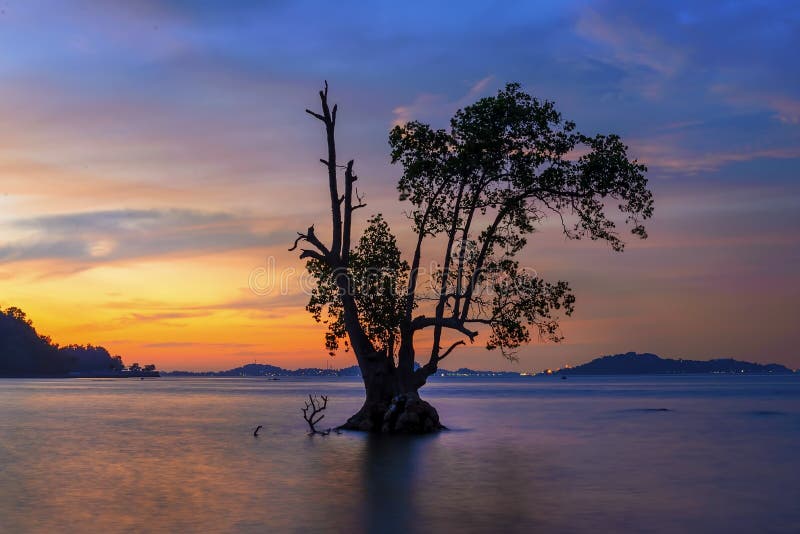Sunset Moment5 Batam Bintan Wonderfull Indonesia Stock Image - Image of