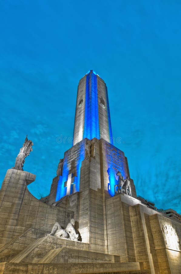 Sunset at Monumento a la Bandera at Rosario