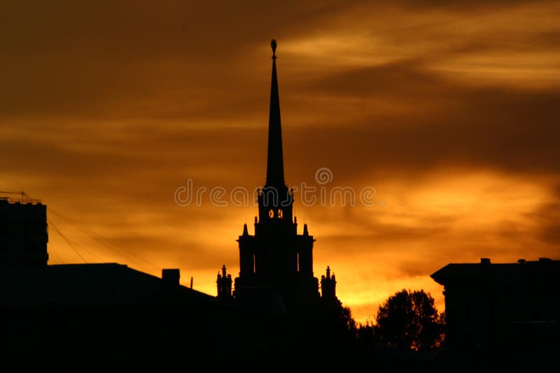 Sunset In Moscow Picture. Image 675054