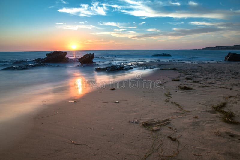 Sunset In Newport Beach Ca Stock Photo Image Of Corona Castle 84517962