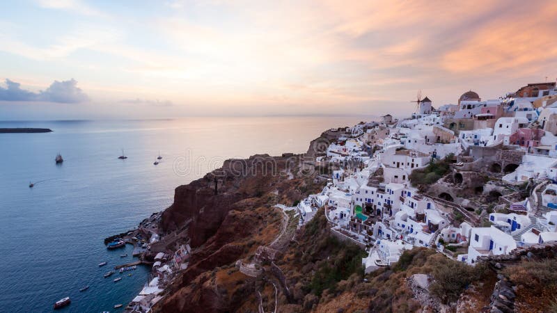 Sunset at Oia Santorini