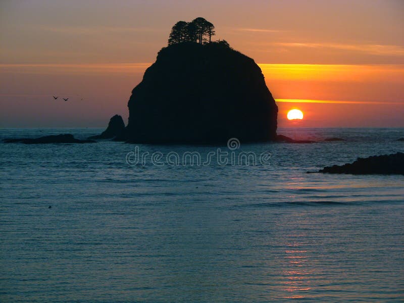 Sunset olympic national park