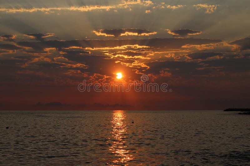 Sunset is one of the most fascinating phenomena of nature. royalty free stock photos Sunset is one of the most fascinating phenomena of nature. royalty free stock photos