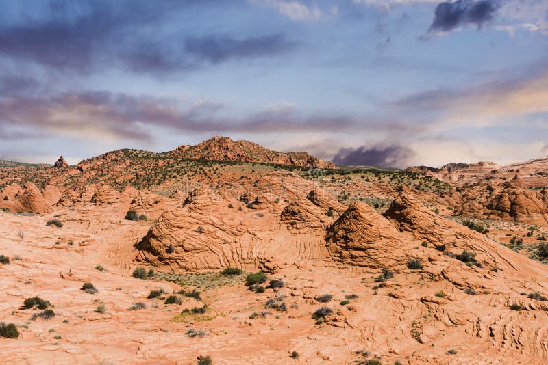 Sunset over Coyote Buttes in Utah