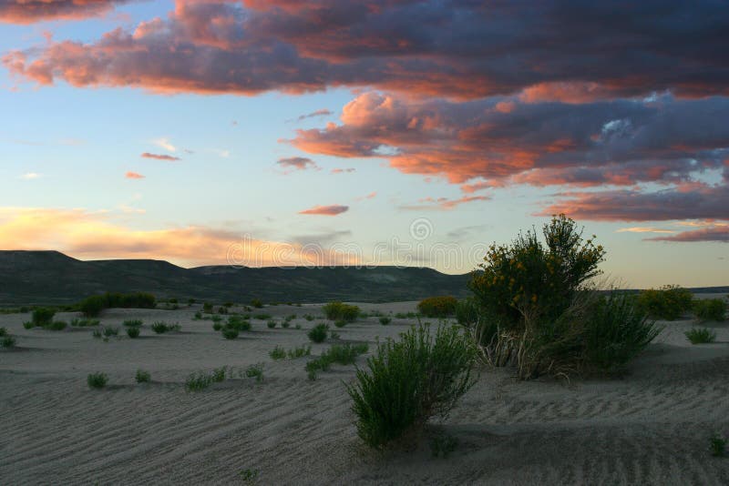 Sunset Over Dunes