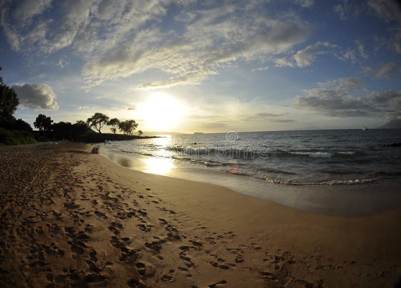 Sunset Over Maui