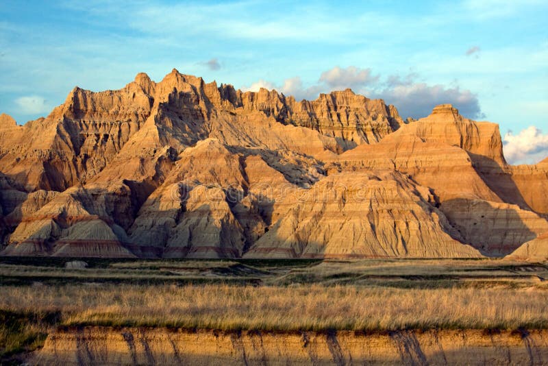 Sunset over the mountains royalty free stock photography