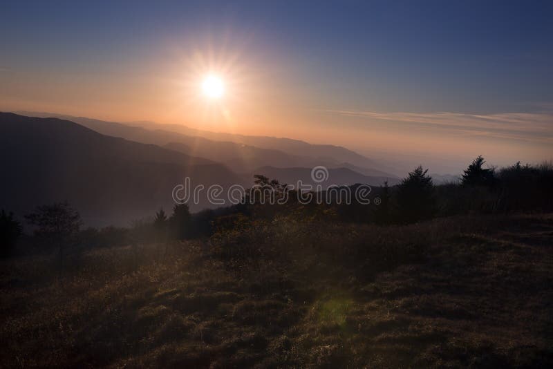 Clouds Over Afton Mountain, VA Stock Image Image of trees, outdoors