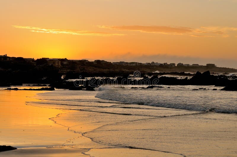 Sunset over Pringle Bay