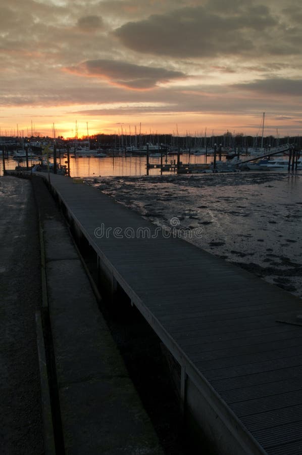 Sunset over the River Hamble