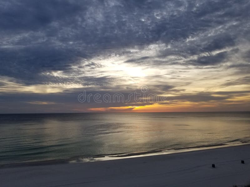 Sunset Panama City Beach royalty free stock images Sunset Panama City Beach royalty free stock images