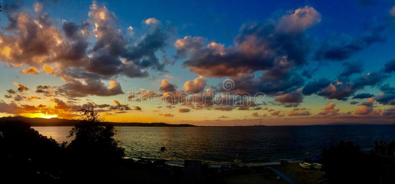 Sunset panorama royalty free stock image Sunset panorama royalty free stock image