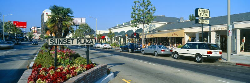 Sunset Plaza California stock photos Sunset Plaza California stock photos