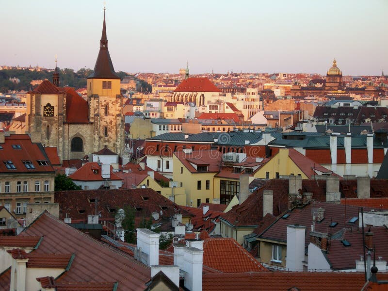 Sunset in Prague