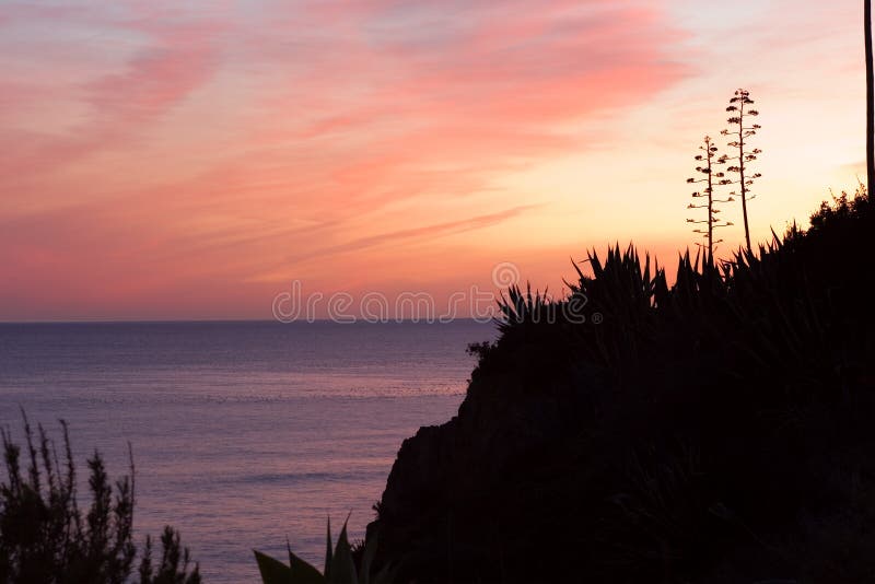 Sunset - Praia da rocha beach,portugal-algarve